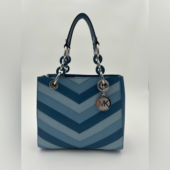 NWT Michael Kors Cynthia Satchel MSRP $348 - Picture 2 of 10